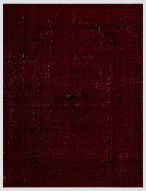 Epir Kırmızı Eskitme Yün El Dokuma Halısı 286 x 375 Apex Unique