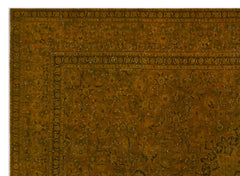 Epir Sarı Eskitme Yün El Dokuma Halısı 294 x 406 Apex Unique