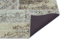 Iskece Yeşil Eskitme Yün El Dokuma Halısı 080 x 150 Apex Unique