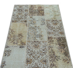 Iskece Yeşil Eskitme Yün El Dokuma Halısı 080 x 150 Apex Unique