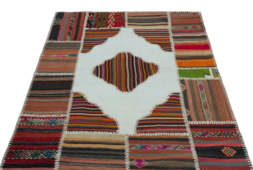 Teselya Bej Eskitme Yün El Dokuma Halısı 130 x 177 Apex Unique