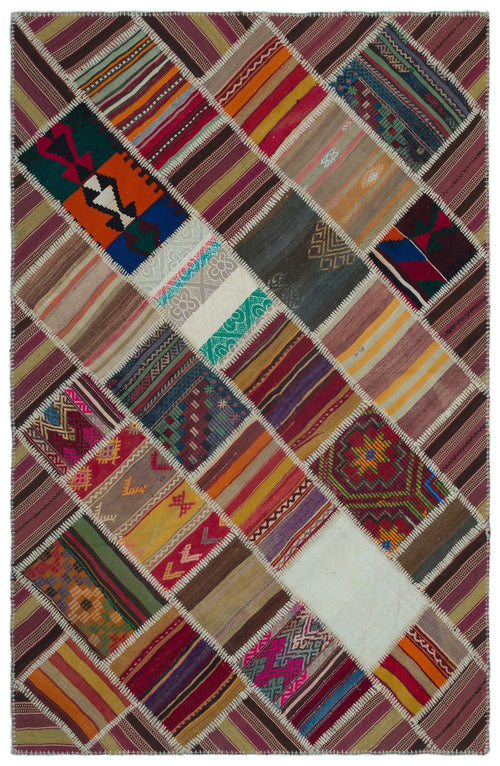 Teselya Bej Eskitme Yün El Dokuma Halısı 155 x 238 Apex Unique