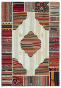Teselya Bej Eskitme Yün El Dokuma Halısı 160 x 230 Apex Unique