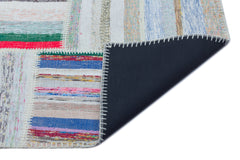 Teselya Bej Çizgili Yün El Dokuma Halısı 160 x 220 Apex Unique
