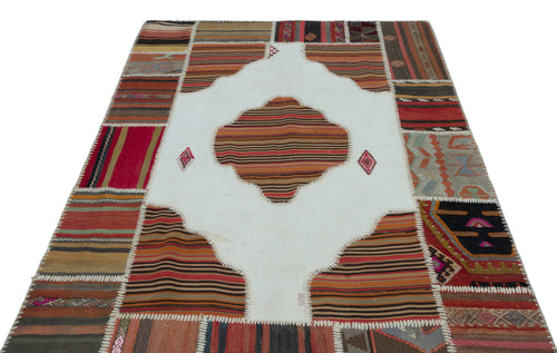 Teselya Bej Eskitme Yün El Dokuma Halısı 155 x 232 Apex Unique