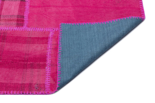 Teselya Bej Patchwork Yün El Dokuma Halısı 163 x 231 Apex Unique