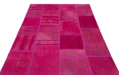 Teselya Bej Patchwork Yün El Dokuma Halısı 163 x 231 Apex Unique