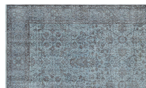 Atina Mavi Eskitme Yün El Dokuma Halısı 167 x 285 Apex Unique