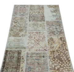 Iskece Bej Eskitme Yün El Dokuma Halısı 080 x 150 Apex Unique