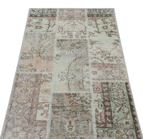 Iskece Bej Eskitme Yün El Dokuma Halısı 080 x 150 Apex Unique