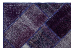 Iskece Mor Eskitme Yün El Dokuma Halısı 120 x 180 Apex Unique