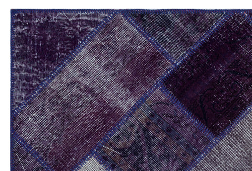 Iskece Mor Eskitme Yün El Dokuma Halısı 120 x 180 Apex Unique