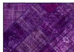 Iskece Mor Eskitme Yün El Dokuma Halısı 160 x 230 Apex Unique