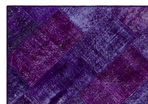 Iskece Mor Eskitme Yün El Dokuma Halısı 160 x 230 Apex Unique