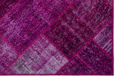 Iskece Pembe Eskitme Yün El Dokuma Halısı 120 x 180 Apex Unique
