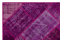 Iskece Pembe Eskitme Yün El Dokuma Halısı 120 x 180 Apex Unique