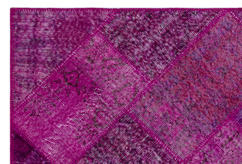 Iskece Pembe Eskitme Yün El Dokuma Halısı 120 x 180 Apex Unique