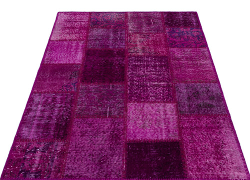Iskece Pembe Eskitme Yün El Dokuma Halısı 120 x 180 Apex Unique