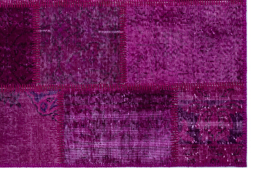 Iskece Pembe Eskitme Yün El Dokuma Halısı 120 x 180 Apex Unique