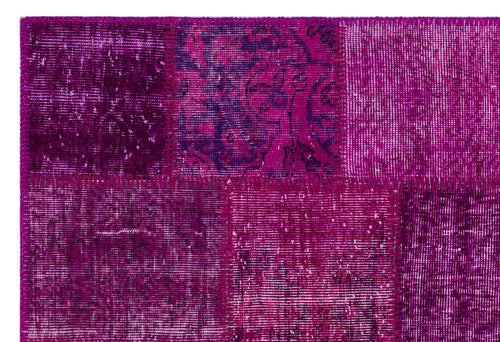 Iskece Pembe Eskitme Yün El Dokuma Halısı 120 x 180 Apex Unique