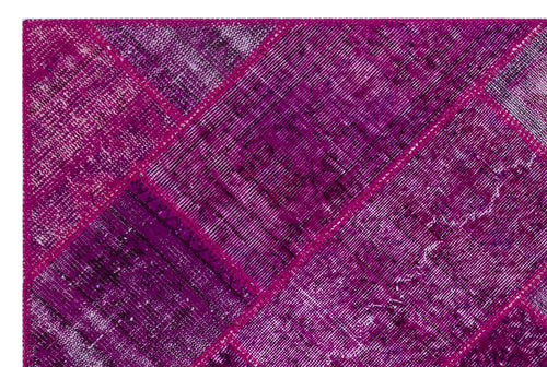 Iskece Pembe Eskitme Yün El Dokuma Halısı 120 x 180 Apex Unique