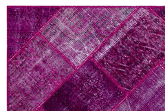 Iskece Pembe Eskitme Yün El Dokuma Halısı 120 x 180 Apex Unique