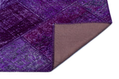 Iskece Mor Eskitme Yün El Dokuma Halısı 120 x 180 Apex Unique