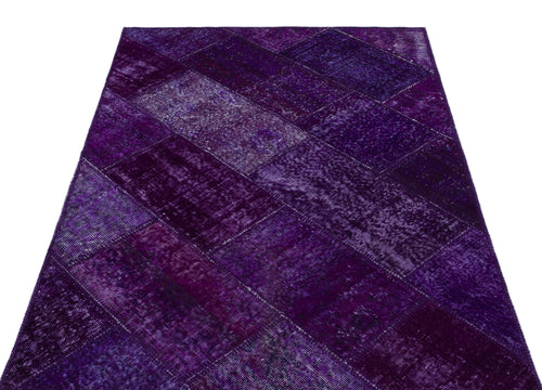 Iskece Mor Eskitme Yün El Dokuma Halısı 120 x 180 Apex Unique