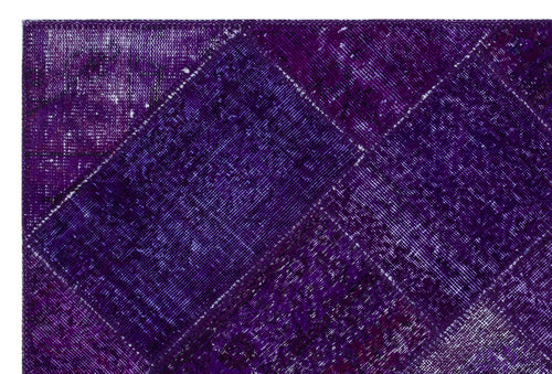 Iskece Mor Eskitme Yün El Dokuma Halısı 120 x 180 Apex Unique