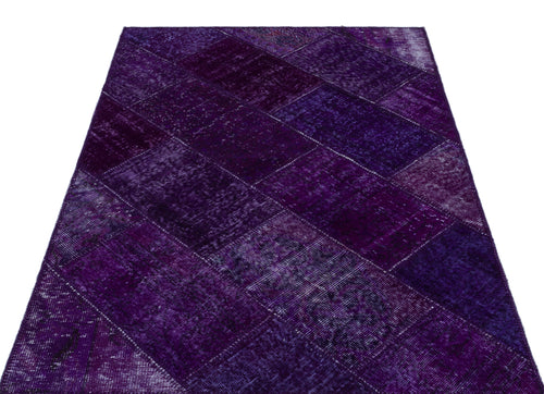Iskece Mor Eskitme Yün El Dokuma Halısı 120 x 180 Apex Unique