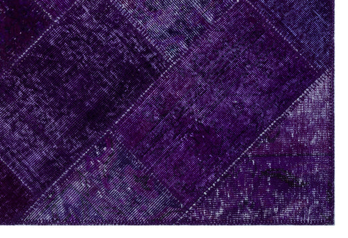 Iskece Mor Eskitme Yün El Dokuma Halısı 120 x 180 Apex Unique