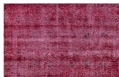 Atina Pembe Eskitme Yün El Dokuma Halısı 161 x 252 Apex Unique
