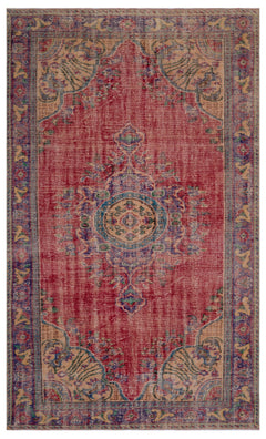 Atina Bej Eskitme Yün El Dokuma Halısı 186 x 307 Apex Unique