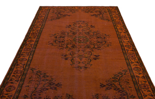 Atina Turuncu Eskitme Yün El Dokuma Halısı 179 x 295 Apex Unique
