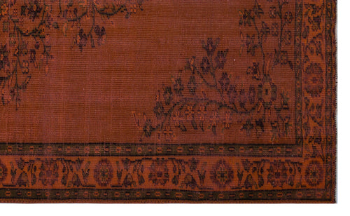 Atina Turuncu Eskitme Yün El Dokuma Halısı 179 x 295 Apex Unique