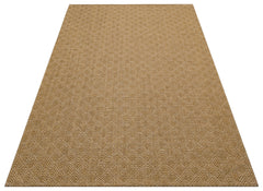 Fohnsdorf Kahverengi Geometrik Pamuk Dokuma Kilim Eko
