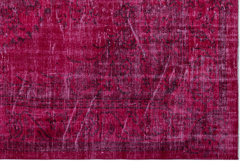 Atina Pembe Eskitme Yün El Dokuma Halısı 172 x 265 Apex Unique