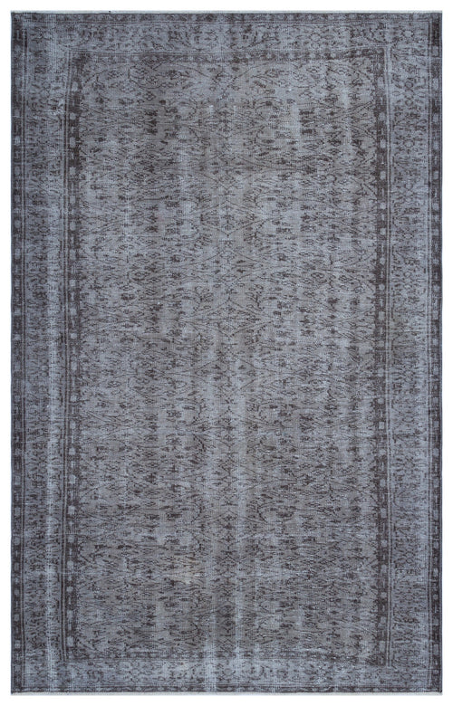 Atina Gri Eskitme Yün El Dokuma Halısı 180 x 290 Apex Unique