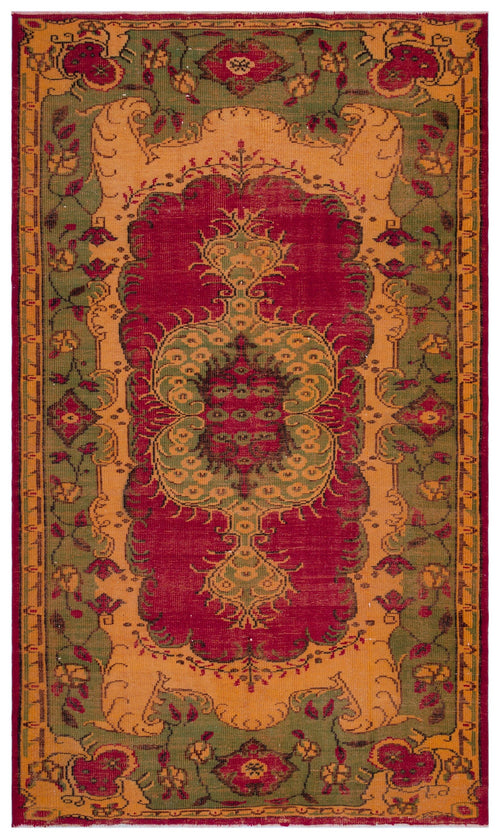 Atina Krem Eskitme Yün El Dokuma Halısı 189 x 320 Apex Unique