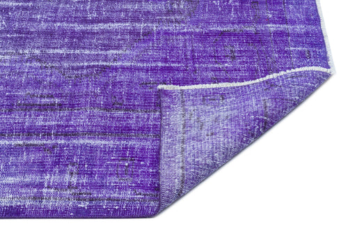 Atina Mor Eskitme Yün El Dokuma Halısı 182 x 257 Apex Unique