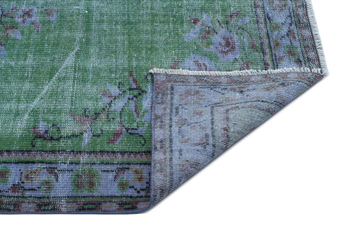 Atina Mor Eskitme Yün El Dokuma Halısı 146 x 251 Apex Unique