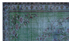 Atina Mor Eskitme Yün El Dokuma Halısı 146 x 251 Apex Unique