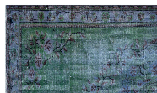 Atina Mor Eskitme Yün El Dokuma Halısı 146 x 251 Apex Unique