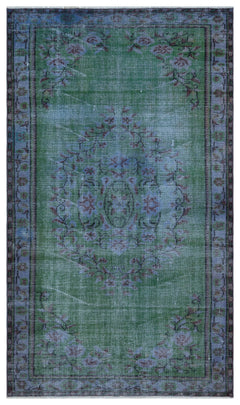 Atina Mor Eskitme Yün El Dokuma Halısı 146 x 251 Apex Unique