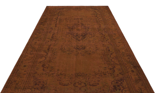 Atina Kahverengi Eskitme Yün El Dokuma Halısı 186 x 309 Apex Unique
