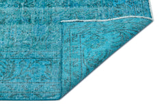 Atina Turkuaz Eskitme Yün El Dokuma Halısı 211 x 309 Apex Unique