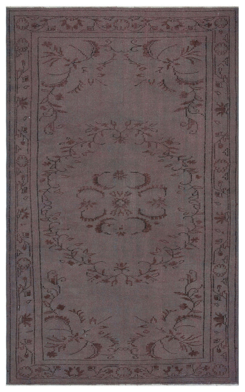 Atina Gri Eskitme Yün El Dokuma Halısı 153 x 246 Apex Unique