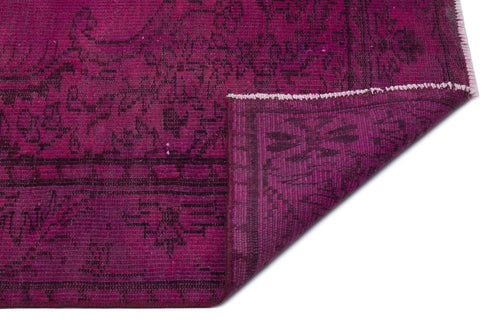 Atina Pembe Eskitme Yün El Dokuma Halısı 177 x 291 Apex Unique