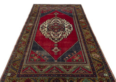 Kavala Kırmızı Klasik Yün El Dokuma Halısı 155 x 295 Apex Unique