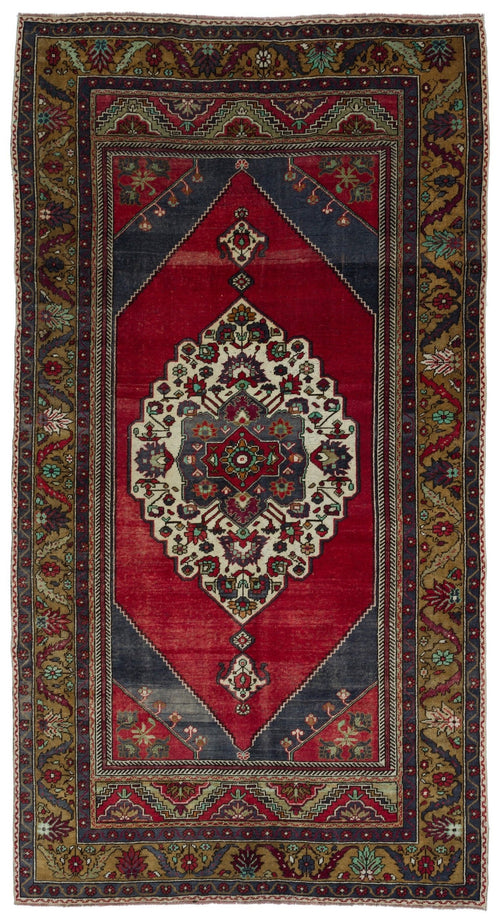 Kavala Kırmızı Klasik Yün El Dokuma Halısı 155 x 295 Apex Unique